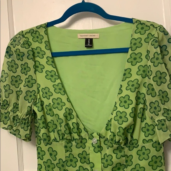 The East Order Green Clover Maxi Dress - Picture 4 of 6